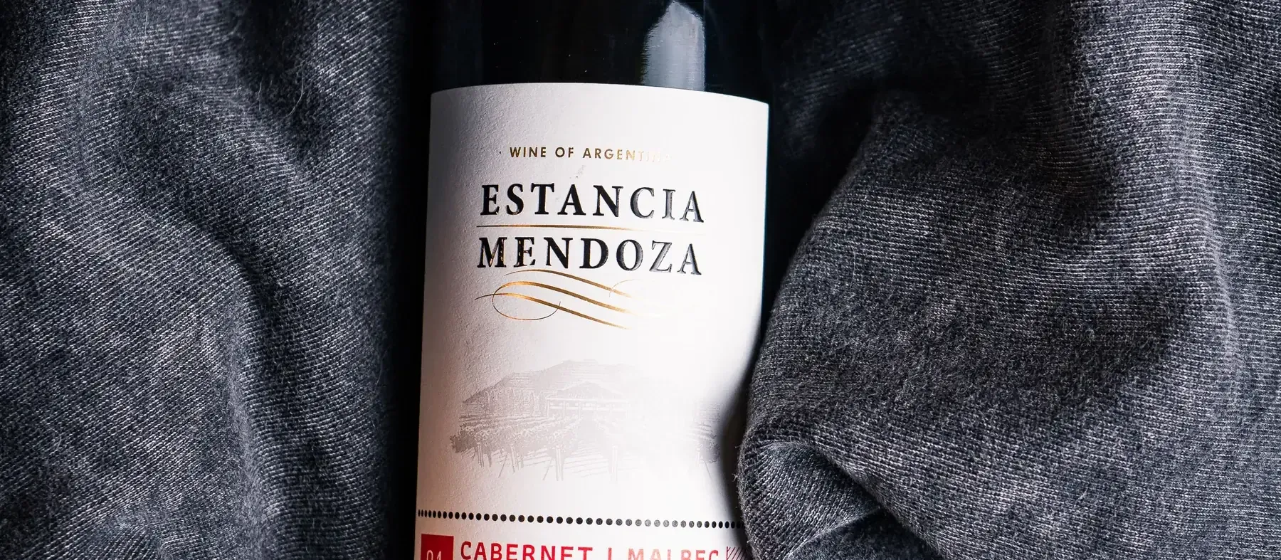 A bottle of Argentine Malbec from Mendoza